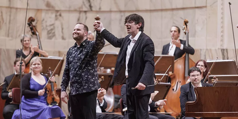 Collegium 1704 přivezlo na festival Chopin i jego Europa premiérový program. Poprvé s klavíristou Lukášem Vondráčkem